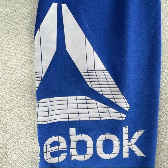 WOMEN'S REEBOK SPEEDWICK COMPRESSION LEGGINGS | BLUE WITH VECTOR DESIGNS |  US S - Picture 6 of 9